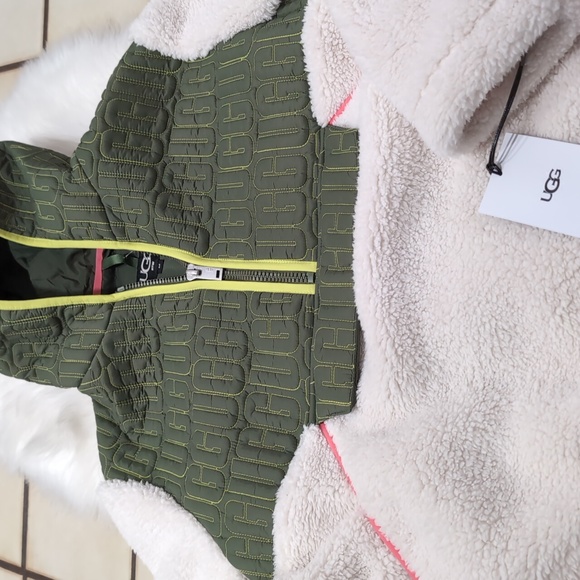 NWT UGG Iggy Sherpa Half Zip Pullover - Picture 8 of 16